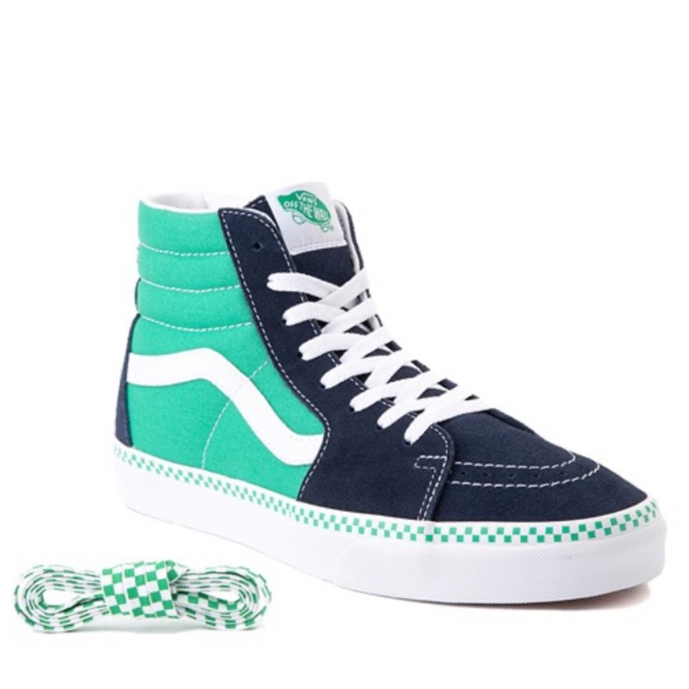 Vans Sk8 Hi Checkerboard Skate Shoe